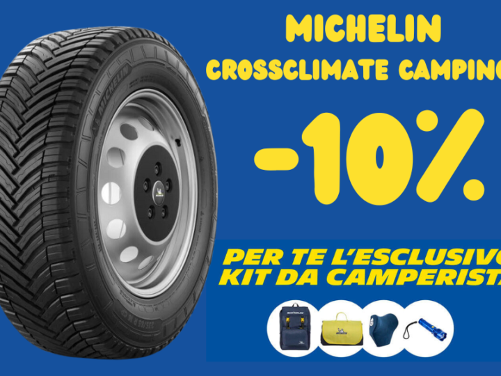 SCONTO 10% Michelin CrossClimate Camping e OMAGGIO